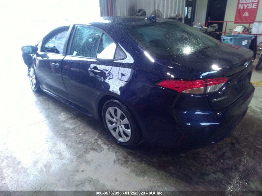 2022 TOYOTA COROLLA LE VIN: 5YFEPMAE1NP287445