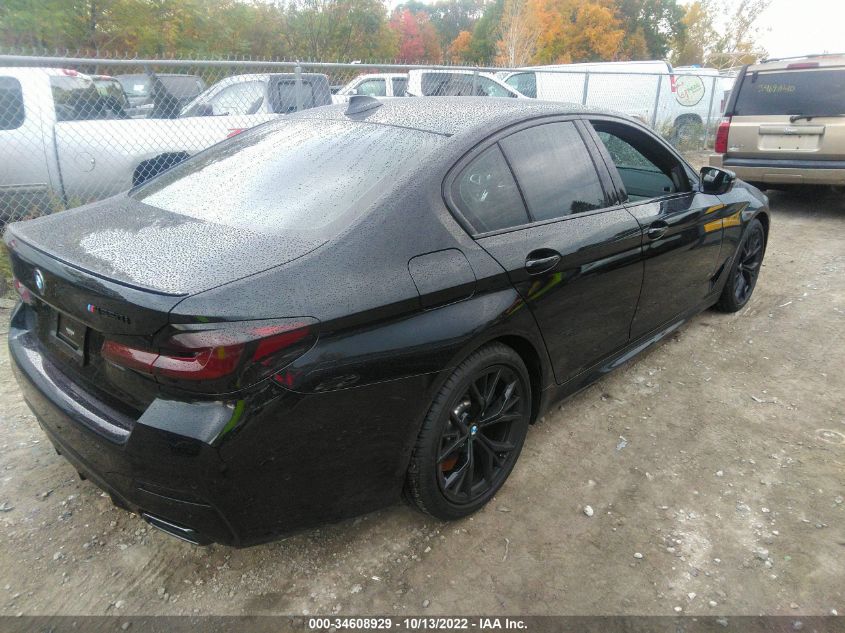 2021 BMW 5 SERIES M550I XDRIVE VIN: WBA13BK0XMCH45668
