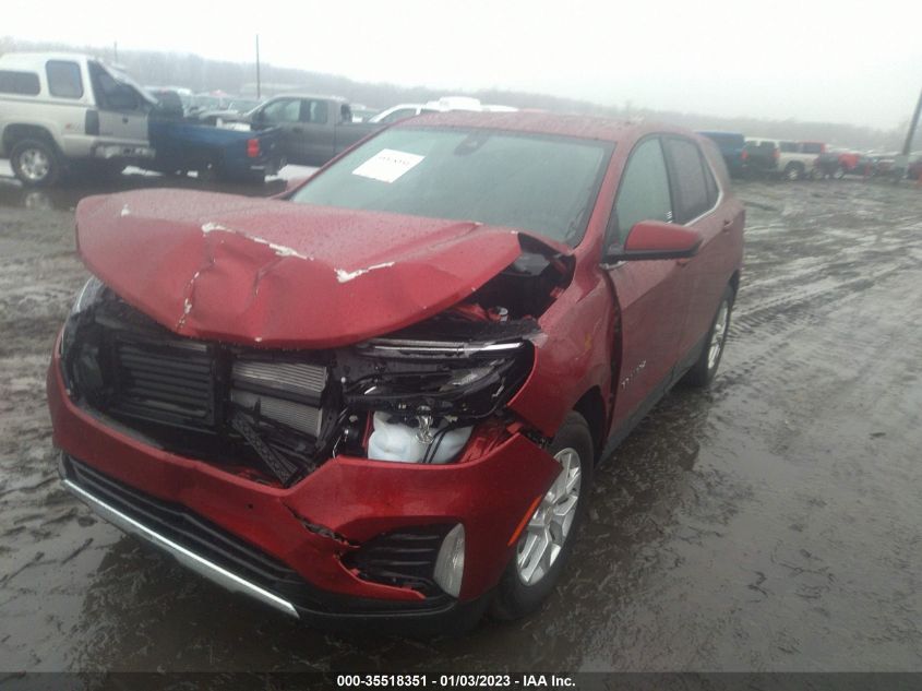 2022 CHEVROLET EQUINOX LT VIN: 3GNAXUEV3NL229589