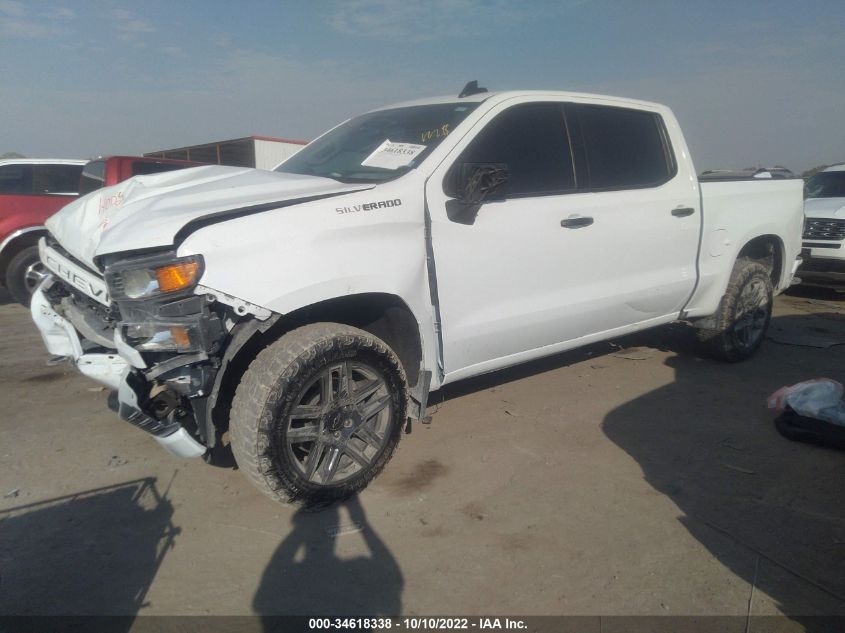 2021 CHEVROLET SILVERADO 1500 CUSTOM VIN: 3GCPWBEK9MG444739