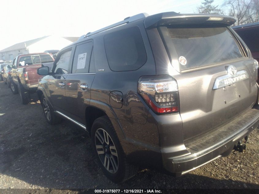 2021 TOYOTA 4RUNNER LIMITED VIN: JTEDU5JRXM5235090