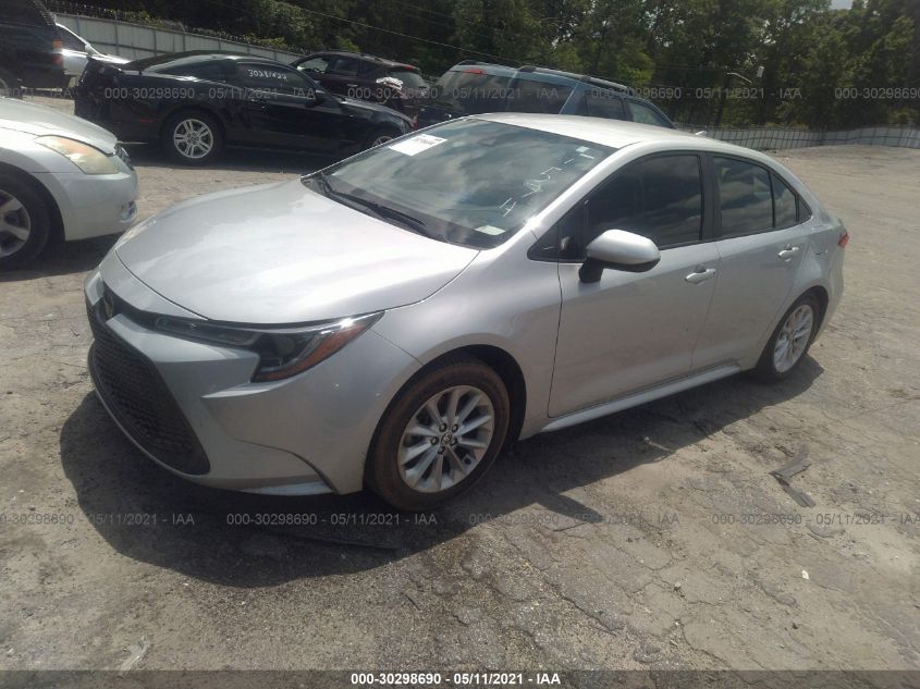 2021 TOYOTA COROLLA LE VIN: JTDVPMAE1MJ121574