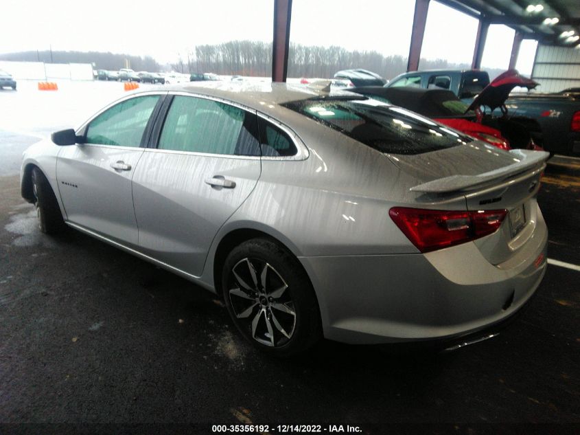 2020 CHEVROLET MALIBU RS VIN: 1G1ZG5STXLF022752