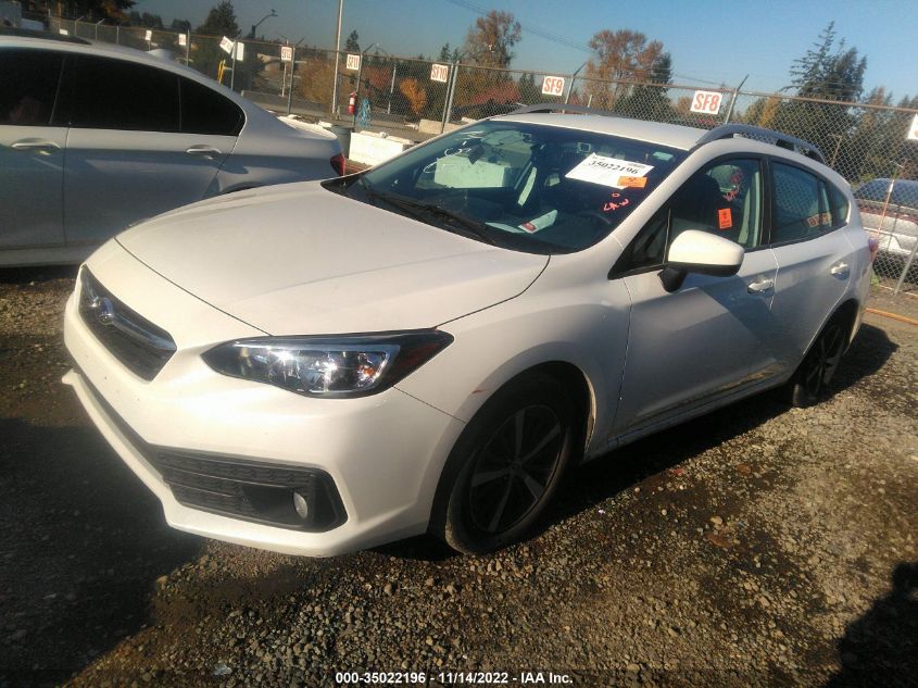 2021 SUBARU IMPREZA PREMIUM VIN: 4S3GTAV68M3712978