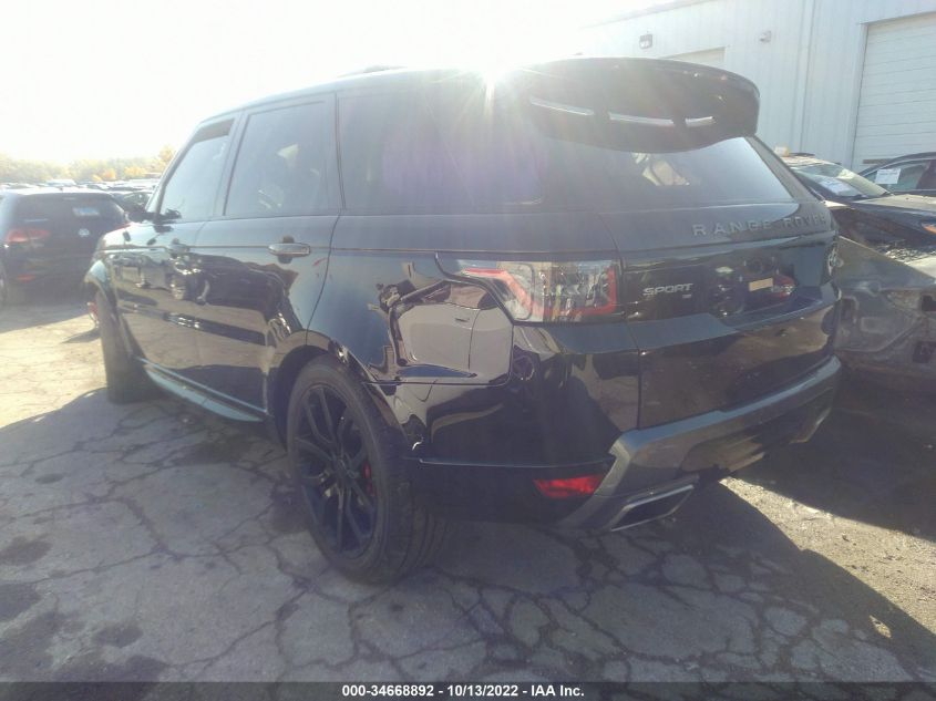 2021 LAND ROVER RANGE ROVER SPORT HSE SILVER EDITION VIN: SALWR2SU1MA753489