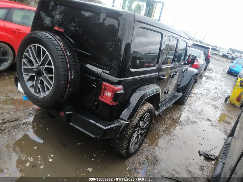 2022 JEEP WRANGLER 4XE UNLIMITED SAHARA HIGH VIN: 1C4JJXP64NW232593
