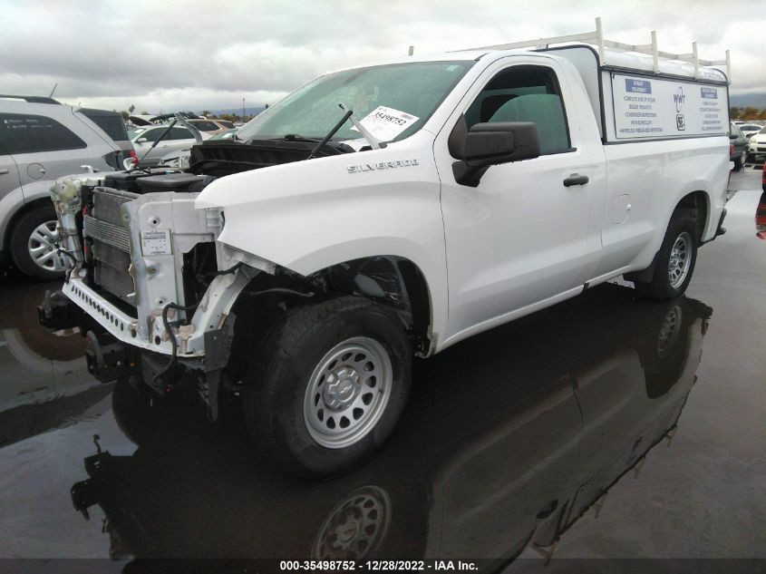2020 CHEVROLET SILVERADO 1500 WORK TRUCK VIN: 3GCNWAEF0LG206409