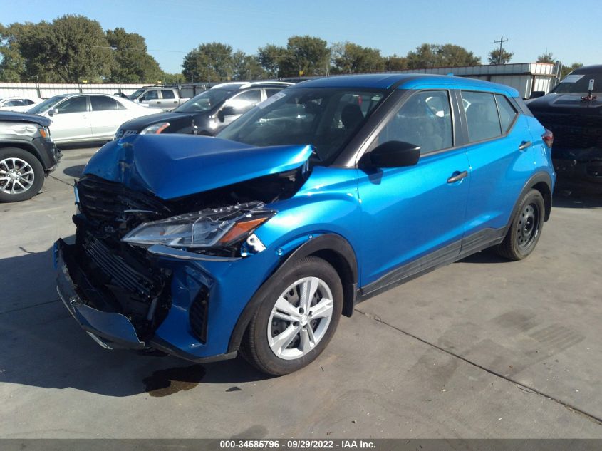 2022 NISSAN KICKS S VIN: 3N1CP5BV3NL482636