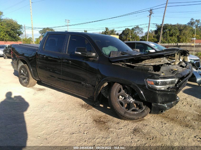 2021 RAM 1500 LIMITED VIN: 1C6SRFHT3MN587620