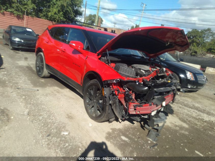 2022 CHEVROLET BLAZER RS VIN: 3GNKBERS1NS208349