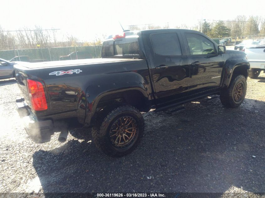 2022 CHEVROLET COLORADO 4WD LT VIN: 1GCGTCEN6N1159411