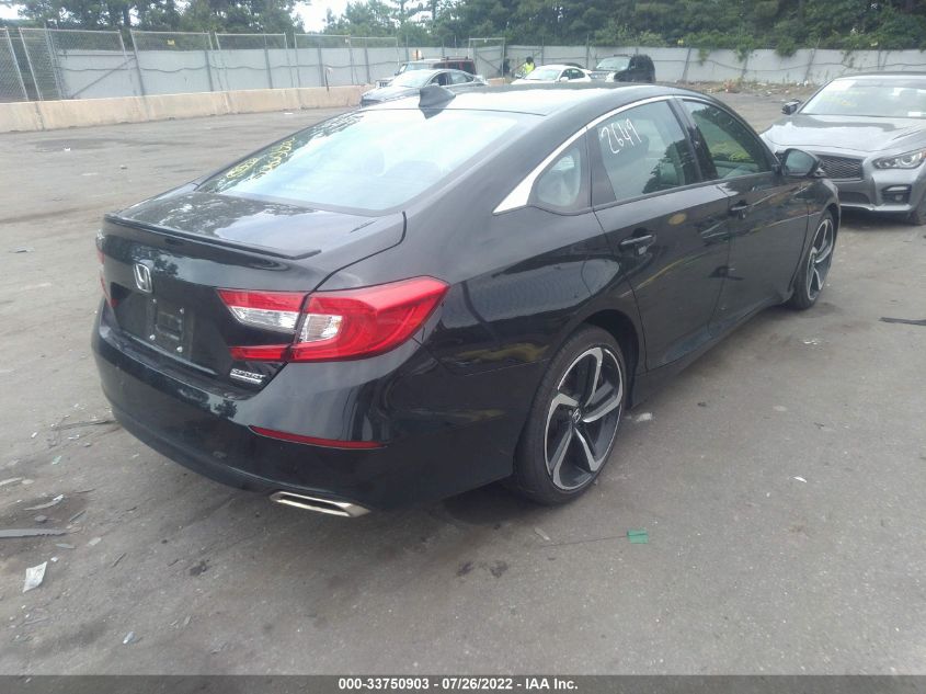 2021 HONDA ACCORD SEDAN SPORT SE VIN: 1HGCV1F47MA118997