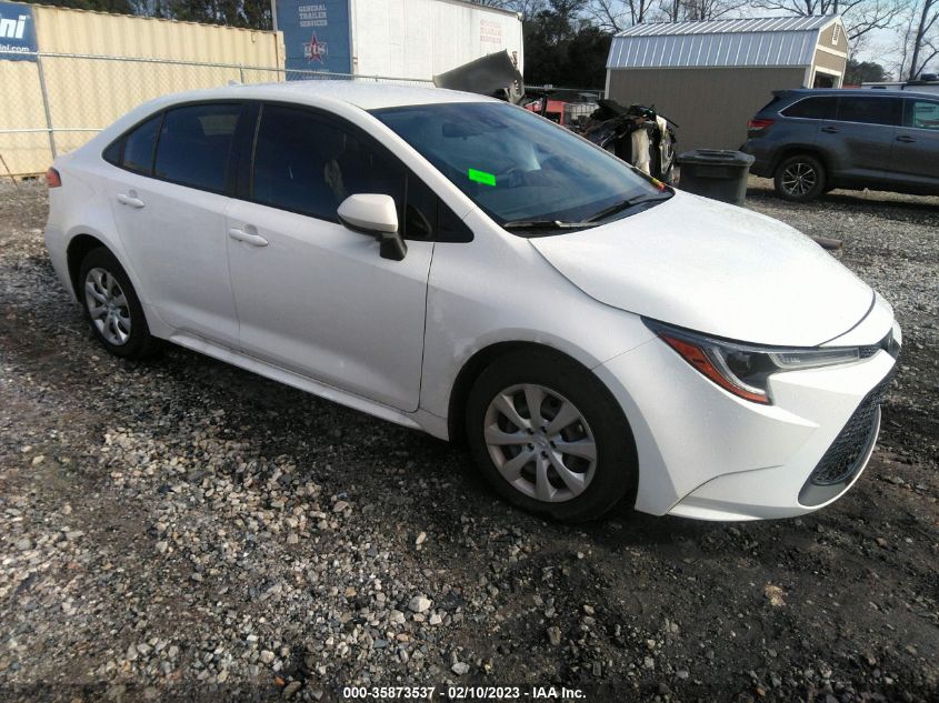 2022 TOYOTA COROLLA LE VIN: JTDEPMAEXN3021768