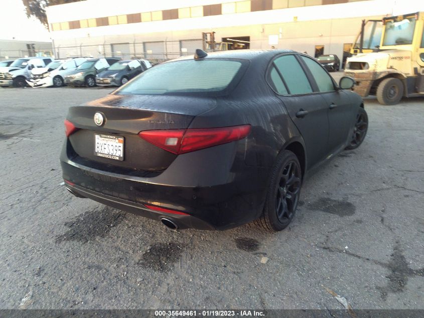 2021 ALFA ROMEO GIULIA VIN: ZARFAMAN4M7648260