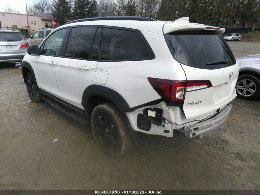 2022 HONDA PILOT TRAILSPORT VIN: 5FNYF6H84NB057129