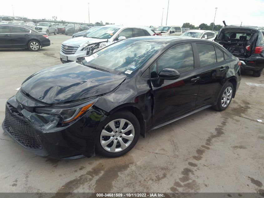 2022 TOYOTA COROLLA LE VIN: 5YFEPMAE4NP321507
