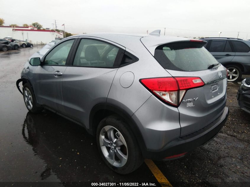 2021 HONDA HR-V LX VIN: 3CZRU6H3XMM719170