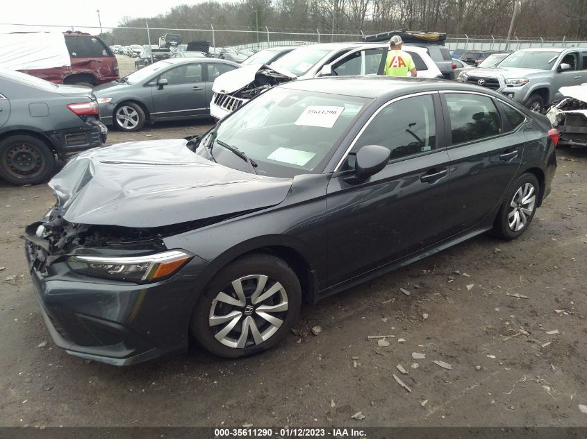 2022 HONDA CIVIC SEDAN LX VIN: 2HGFE2F22NH526263
