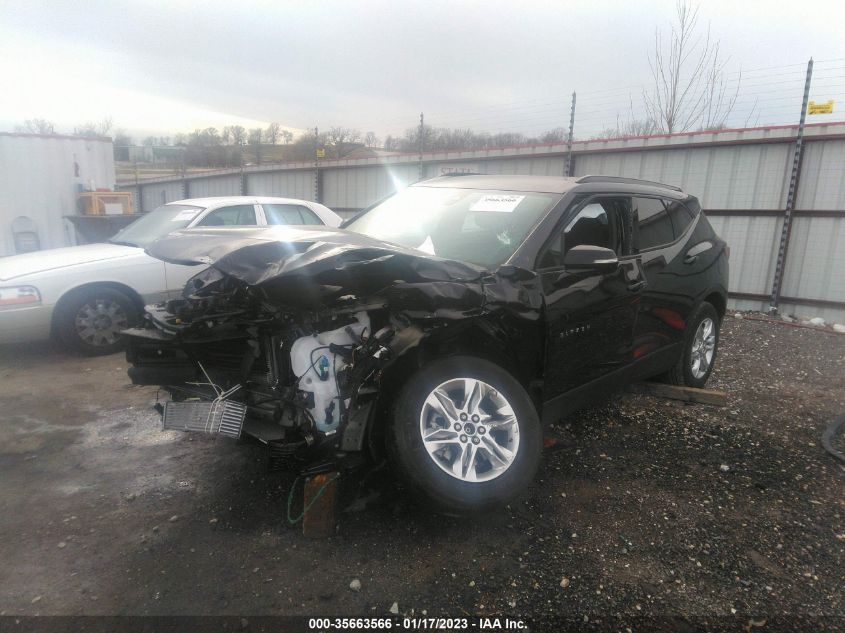 2022 CHEVROLET BLAZER LT VIN: 3GNKBCR40NS219428