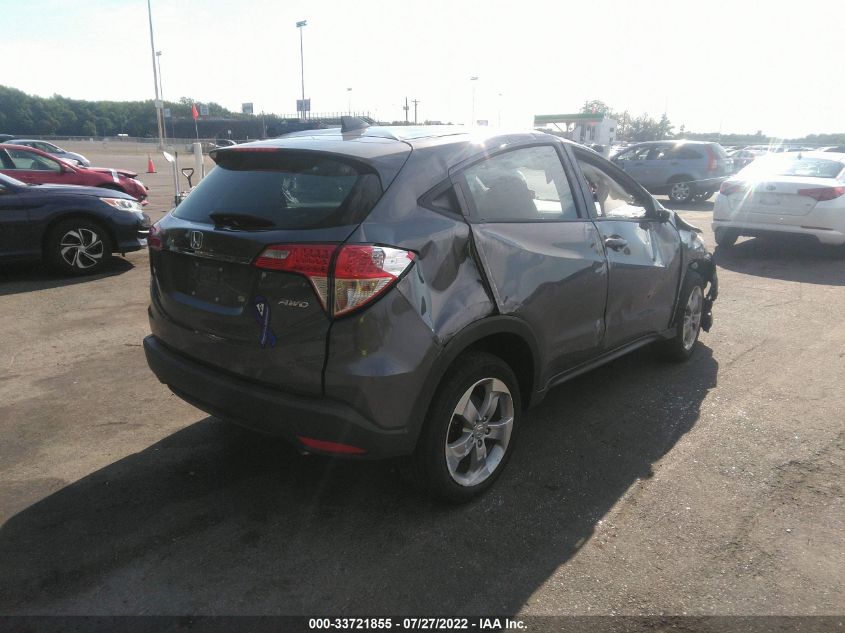 2021 HONDA HR-V LX VIN: 3CZRU6H37MM722897