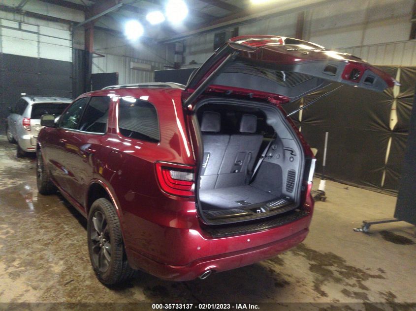 2022 DODGE DURANGO GT PLUS VIN: 1C4RDJDG4NC200832