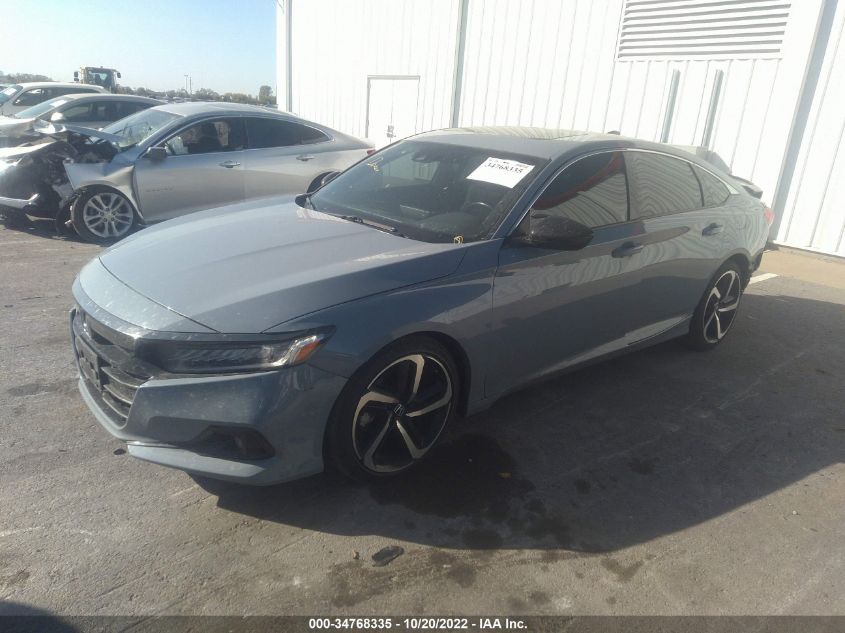 2021 HONDA ACCORD SEDAN SPORT VIN: 1HGCV2F31MA023865