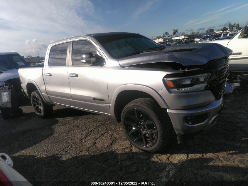 2021 RAM 1500 LARAMIE VIN: 1C6RREJT6MN592281