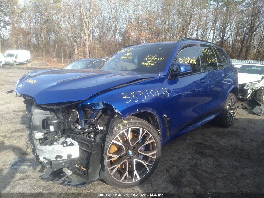 2021 BMW X5 M VIN: 5YMJU0C08M9E29225