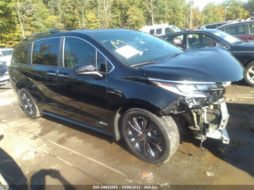 2021 TOYOTA SIENNA XSE VIN: 5TDDRKEC6MS045954
