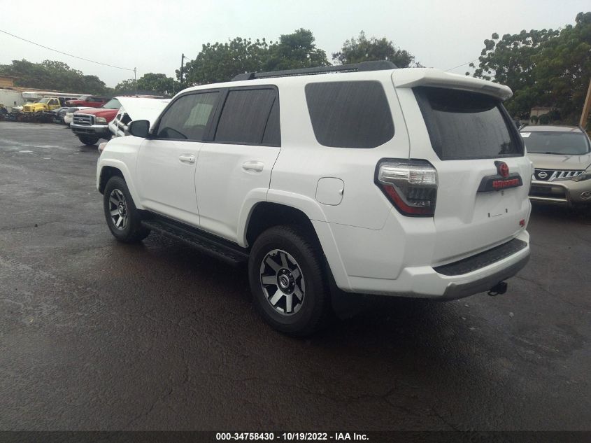 2021 TOYOTA 4RUNNER TRD OFF ROAD VIN: JTEPU5JR7M5885878