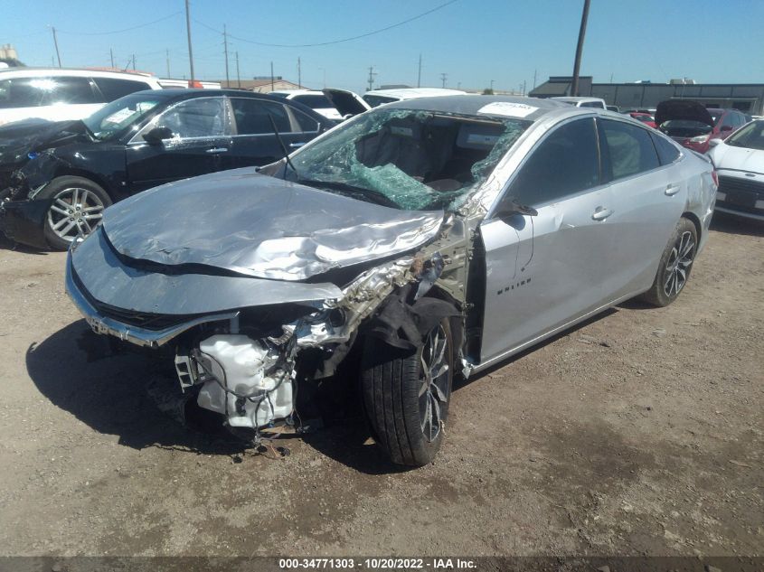 2021 CHEVROLET MALIBU RS VIN: 1G1ZG5ST8MF038210