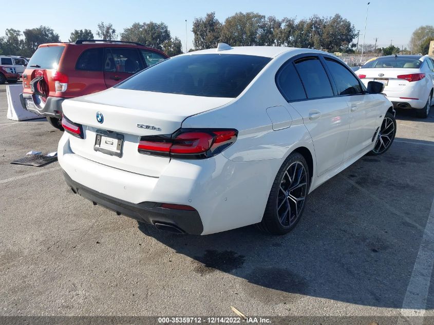 2022 BMW 5 SERIES 530E VIN: WBA13AG06NCH76503