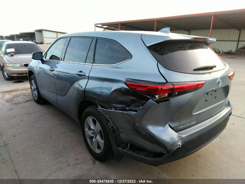 2021 TOYOTA HIGHLANDER L/LE VIN: 5TDZZRAH9MS032857