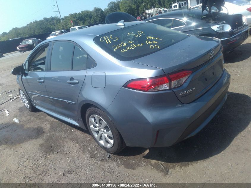 2021 TOYOTA COROLLA LE VIN: JTDEPMAE4MJ159011