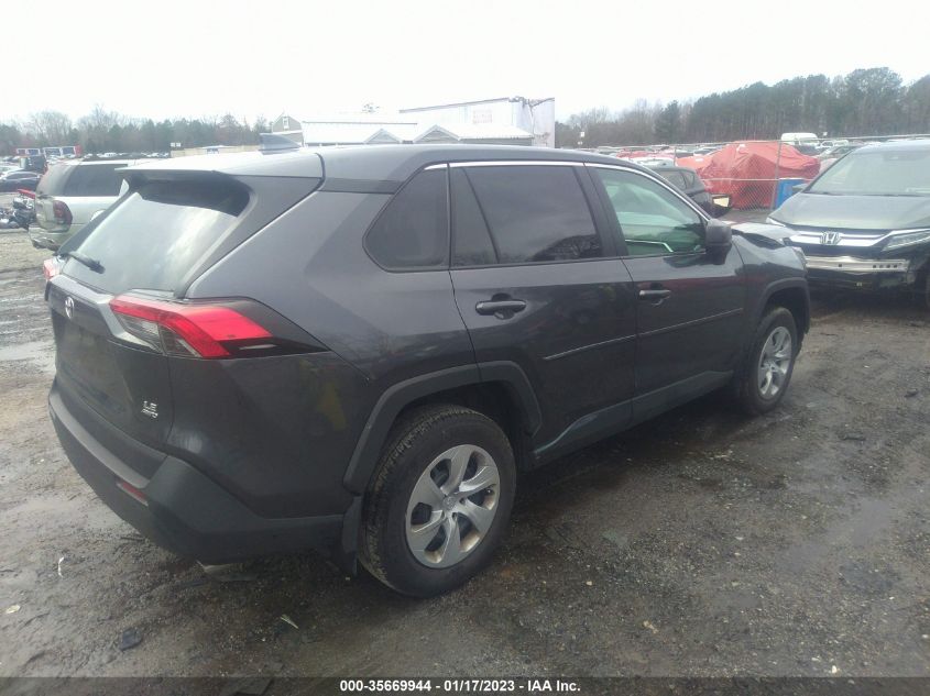 2022 TOYOTA RAV4 LE VIN: 2T3F1RFV7NC279613