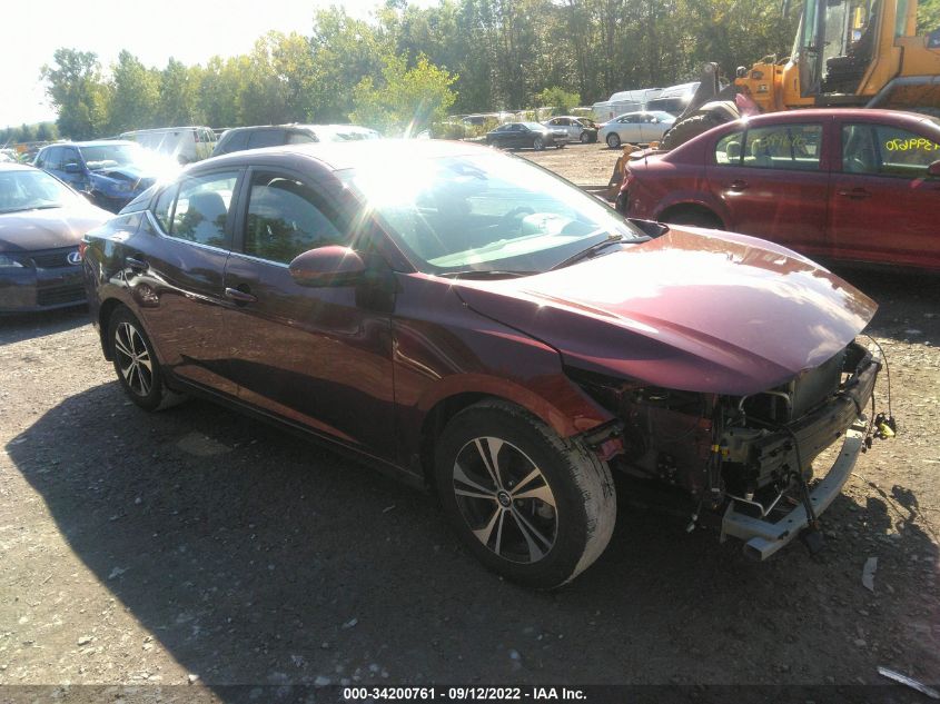 2020 NISSAN SENTRA SV VIN: 3N1AB8CV3LY293698