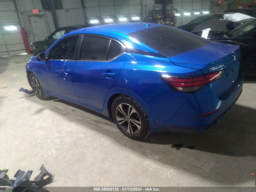2021 NISSAN SENTRA SV VIN: 3N1AB8CV5MY267878