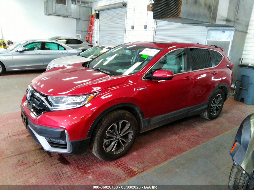 2022 HONDA CR-V HYBRID EX-L VIN: 5J6RT6H85NL029702