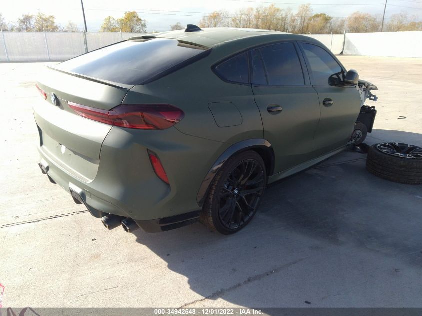 2021 BMW X6 M VIN: 5YMCY0C08M9D83277