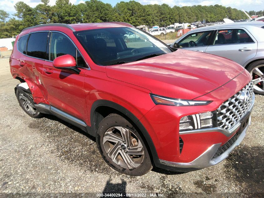 2022 HYUNDAI SANTA FE SEL VIN: 5NMS24AJXNH384779