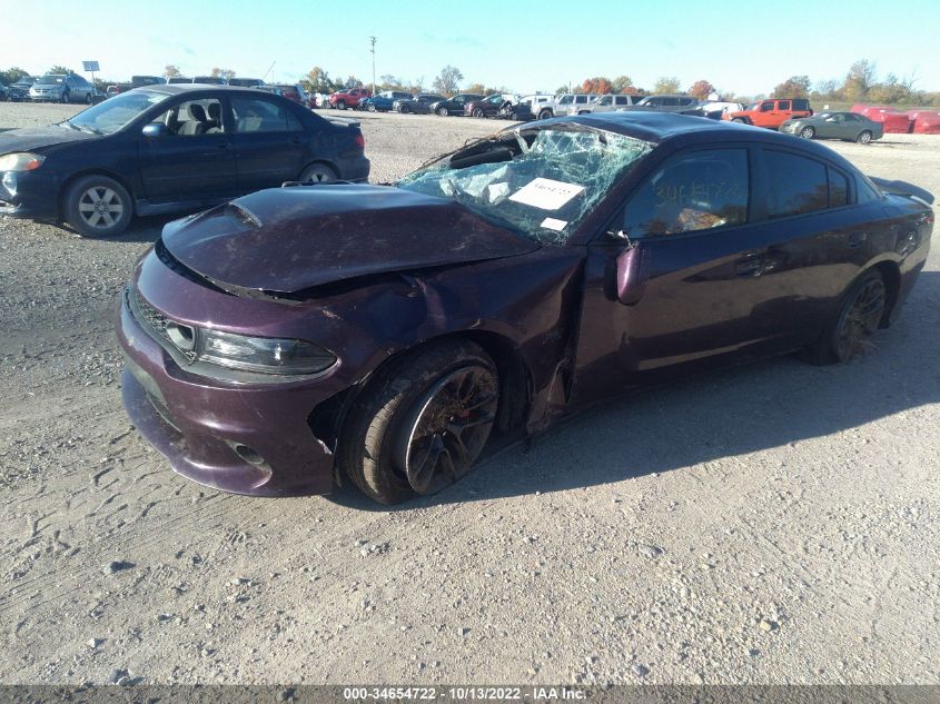 2021 DODGE CHARGER SCAT PACK VIN: 2C3CDXGJ0MH509309