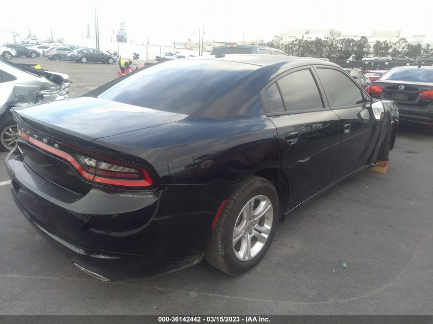 2022 DODGE CHARGER SXT VIN: 2C3CDXBG4NH135591