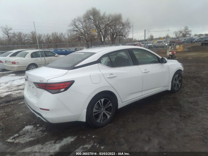 2022 NISSAN SENTRA SV VIN: 3N1AB8CV3NY274698