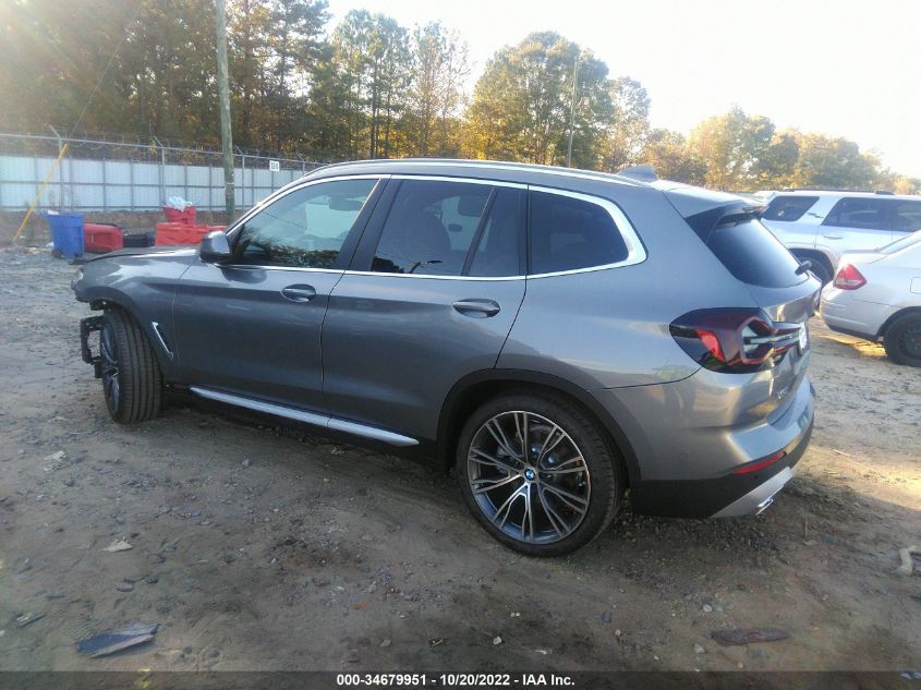2023 BMW X3 SDRIVE30I VIN: 5UX43DP00P9N81204