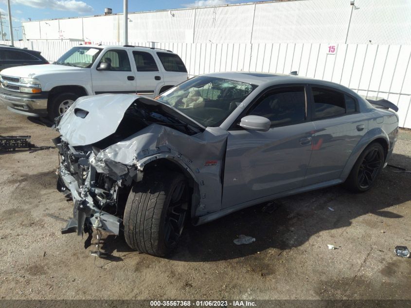 2022 DODGE CHARGER SCAT PACK WIDEBODY VIN: 2C3CDXGJ3NH136686