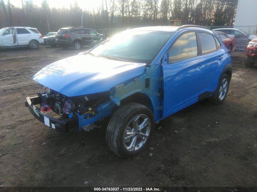 2022 HYUNDAI KONA SEL VIN: KM8K3CAB0NU898998