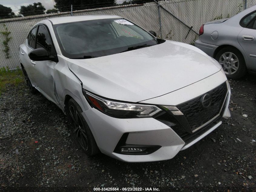 2021 NISSAN SENTRA SR VIN: 3N1AB8DV1MY289519