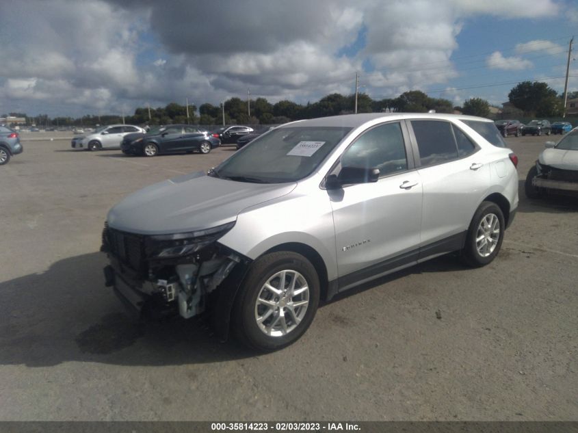 2022 CHEVROLET EQUINOX LS VIN: 3GNAXHEV0NS166335