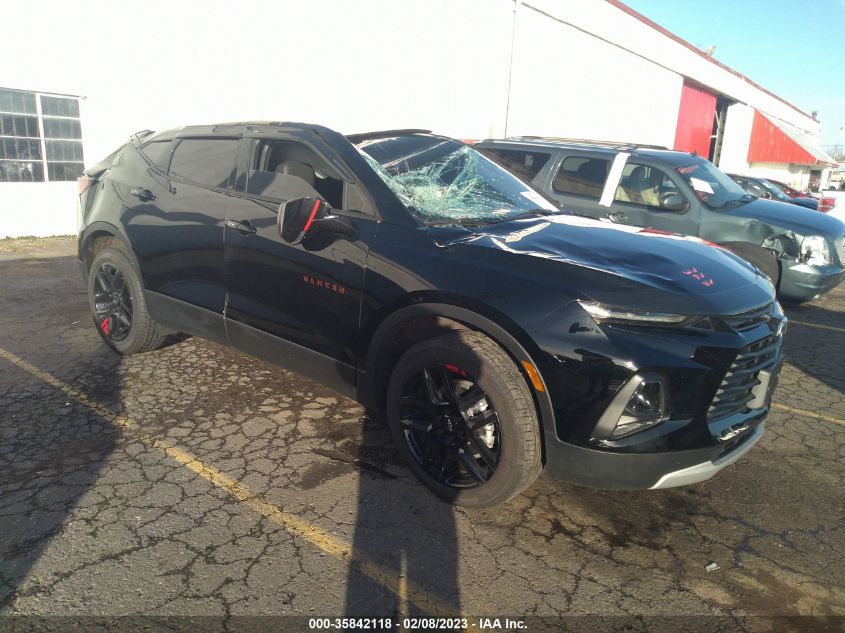 2022 CHEVROLET BLAZER LT VIN: 3GNKBJR43NS192164