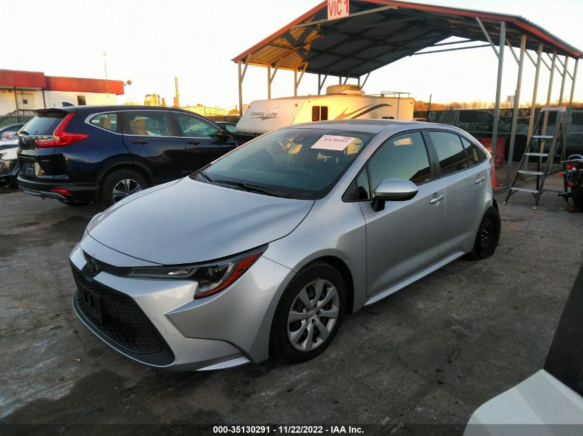 2021 TOYOTA COROLLA LE VIN: JTDEPMAE9MJ149347